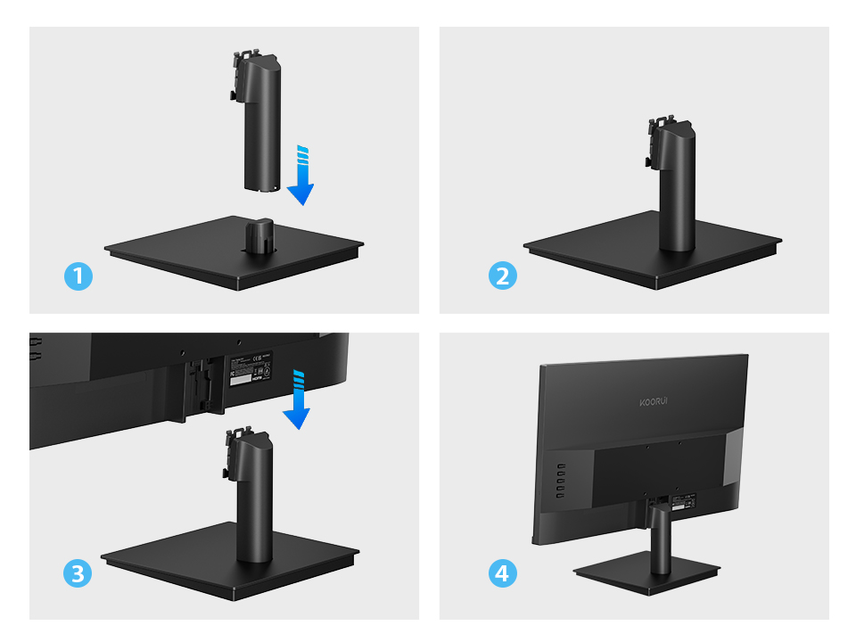 Moniteur de bureau FHD de 27 pouces Moniteur de bureau FHD de 27 pouces
